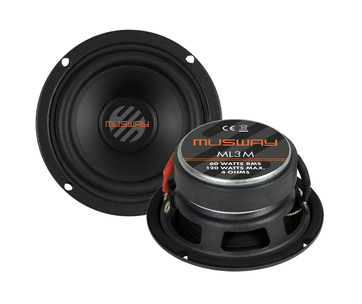 Musway ML6.3A Kit audio attivo a 3 vie da 165mm 4 Ohm 200W