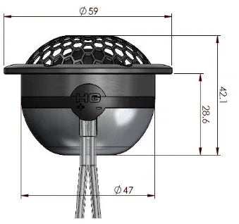 Gladen AEROSPACE 28 coppia di tweeter High End da 28mm 4 Ohm