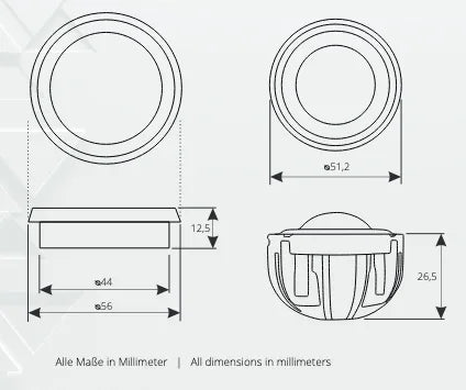 Gladen ZETA 30 coppia di tweeter da 30mm 4 Ohm 100W