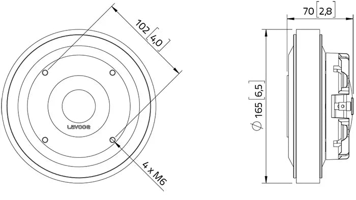 Lavoce DF14.30T driver a compressione 1,4” 8 Ohm 220W