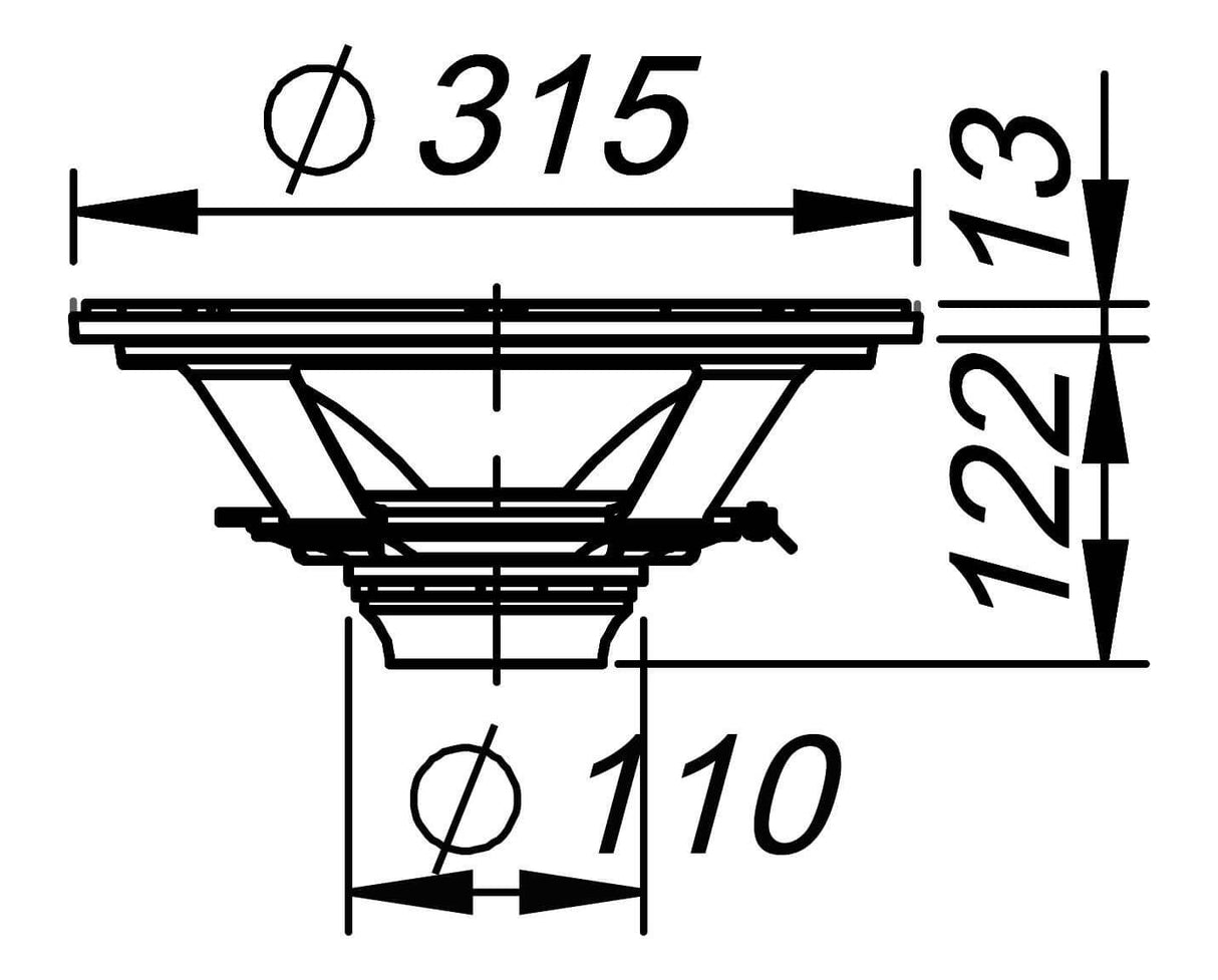 Ciare NDI12.50W woofer dalla potenza di 450 W e 220 W RMS a 8 Ohm 12'' - TechSoundSystem.com
