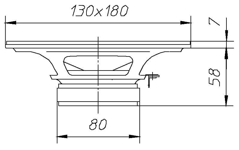 Ciare CZ180 diffusore coassiale 7"x 5" dalla potenza di 100 W e 50 W RMS a 4 Ohm - TechSoundSystem.com