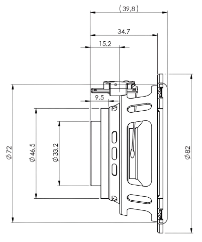 Gladen PRO 80 coppia di altoparlanti midrange High-End da 80mm 3 Ohm 110W