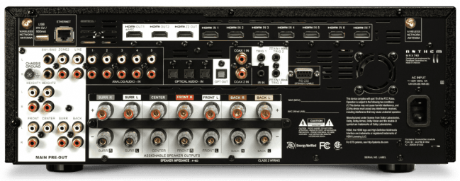 Anthem MRX740 sintoamplificatore AV 11.2 canali 7 amplificati con Dolby Atmos, DTS: X e IMAX Enhanced 140W - TechSoundSystem.com