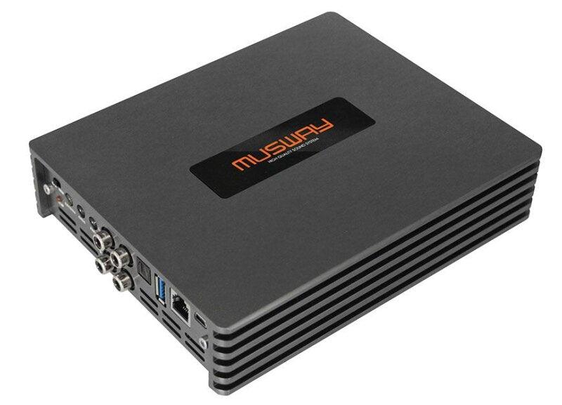 MUSWAY M6V3 Evo amplificatore per auto a 6 canali con DSP a 8 canali - TechSoundSystem.com