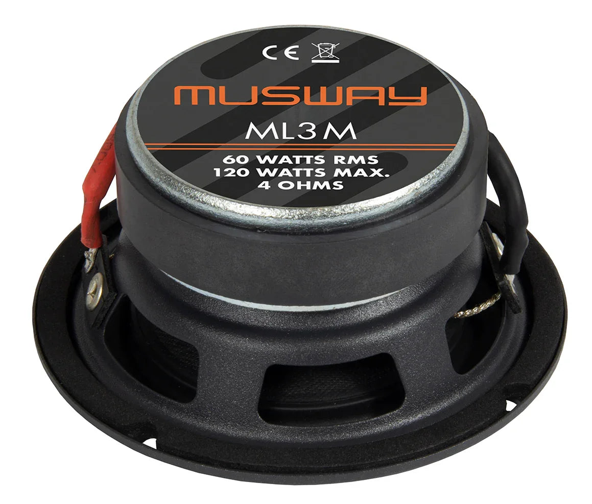 Musway ML3M coppia di altoparlanti midrange da 75mm 4 Ohm 120W