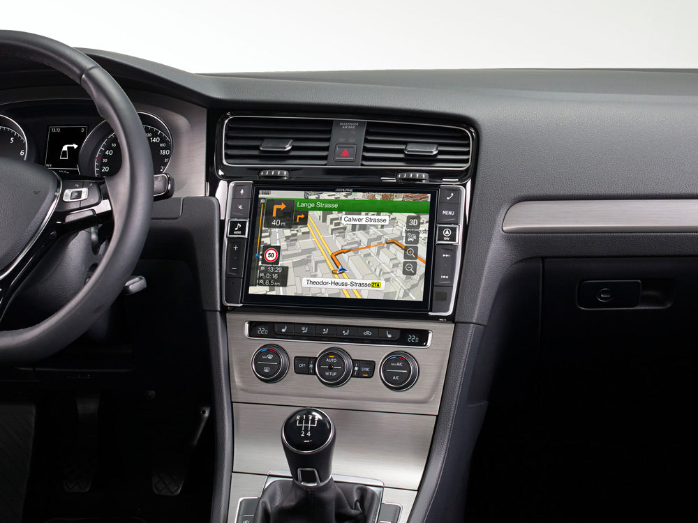 Alpine X903D-G7 autoradio per VW Golf VII con GPS 9 " mappe TomTom, Apple CarPlay e Android Auto - TechSoundSystem.com
