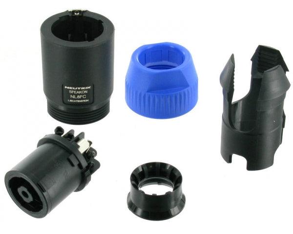 NEUTRIK NL8FC SPEAKON 8 POLI FEMMINA - TechSoundSystem.com