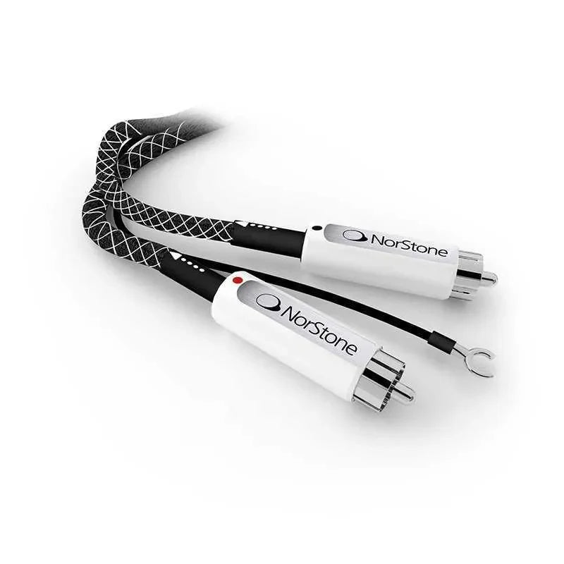 Norstone JURA RCA + GROUND WIRE cavo stereo RCA/RCA da 60/100/150 cm