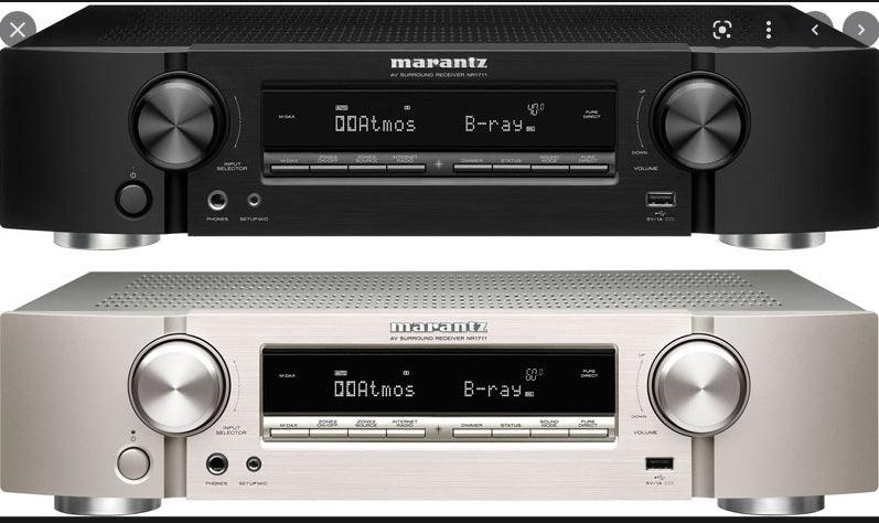 【美品】Marantz NR1711 AVレシーバー marantz - NR1711/FB/ブラック（7.1ch・スリムデザイン・AV