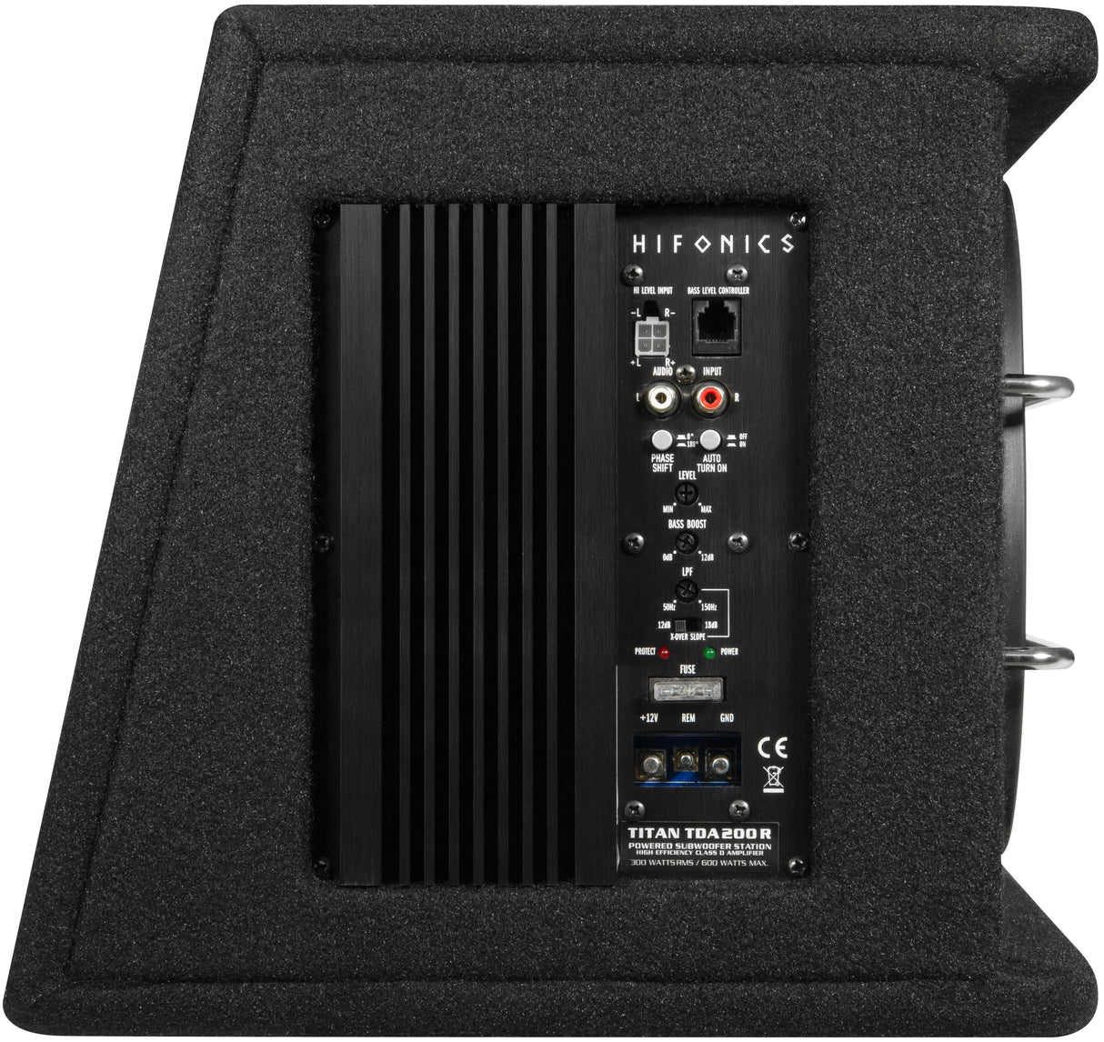 Hifonics TDA-200R Subwoofer in cassa Bass Reflex doppia attiva da 2 x 200mm 600W