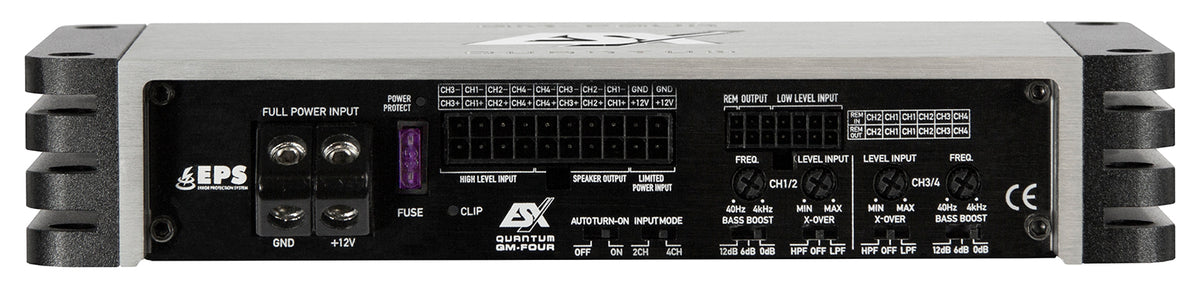 ESX QM-FOUR mini amplificatore digitale in Classe D a 4 canali
