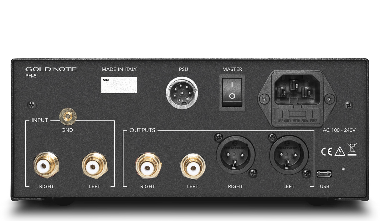 Gold Note PH-5.2 preamplificatore phono MM/MC high-end analogico