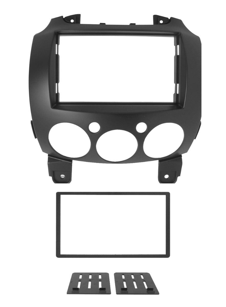 Phonocar 03593 Mascherina 2 Din per Mazda 2 dal 2008- colore nero - TechSoundSystem.com