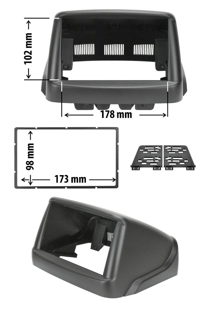 Phonocar 03759 Adattatore per vano autoradio Fiat DOBLÒ 2002>2010 - TechSoundSystem.com