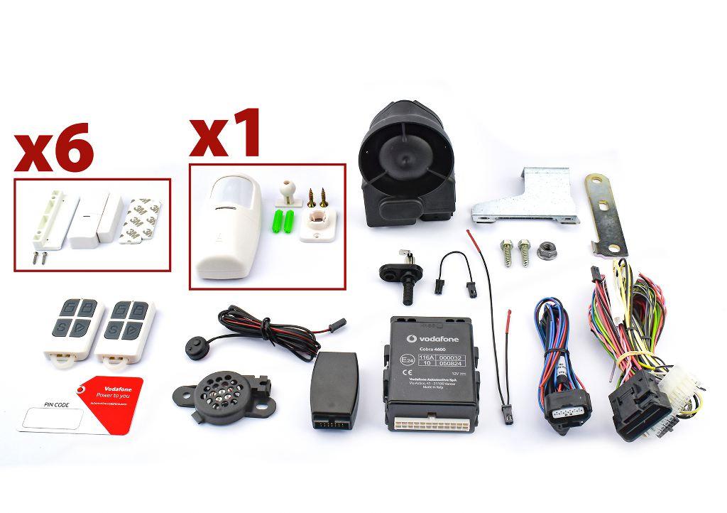 Phonocar 09005 ALLARME CAMPER 1 ZONA + 6 PORTE/FINESTRE - TechSoundSystem.com