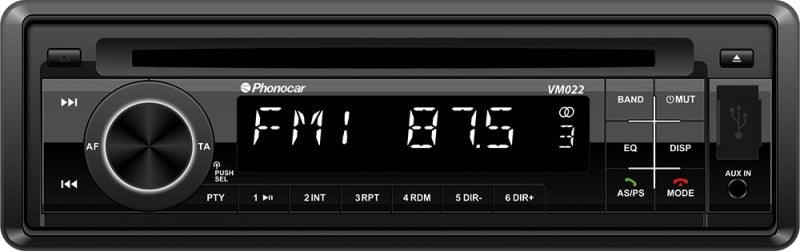 Phonocar VM022 Autoradio DAB+ con lettore CD, USB e SD Card con frontalino estraibile e Bluetooth - TechSoundSystem.com