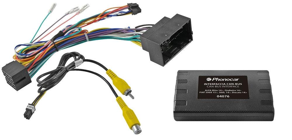 Phonocar 04076 Interfaccia Comandi al Volante FIAT, ALFA Menu UCONNECT - TechSoundSystem.com