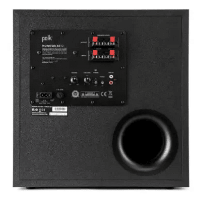Polk Audio MXT12 SUB subwoofer da 12" bilanciato in cabinet bass reflex, classe A/B da 200W - TechSoundSystem.com