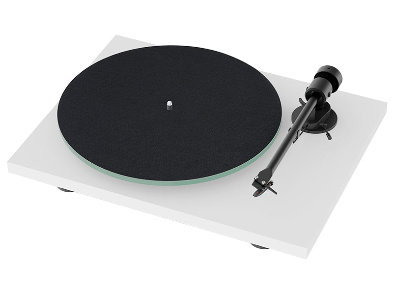 Pro-ject T1 EVO PHONO BIANCO Giradischi compreso di braccio 8.6" e di testina Ortofon OM10 - TechSoundSystem.com
