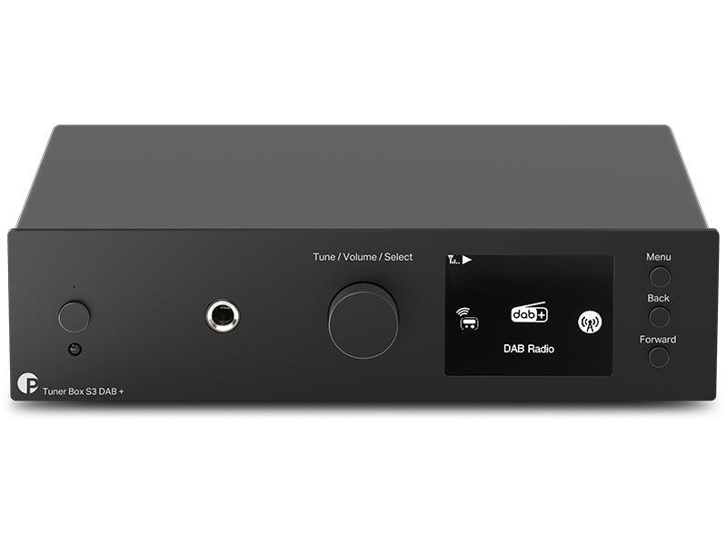 Pro-Ject TUNER BOX S3 DAB+ BLACK Sintonizzatore DAB/DAB+ e stereo FM. Radio internet. WiFi 802.11 b/g/n - TechSoundSystem.com