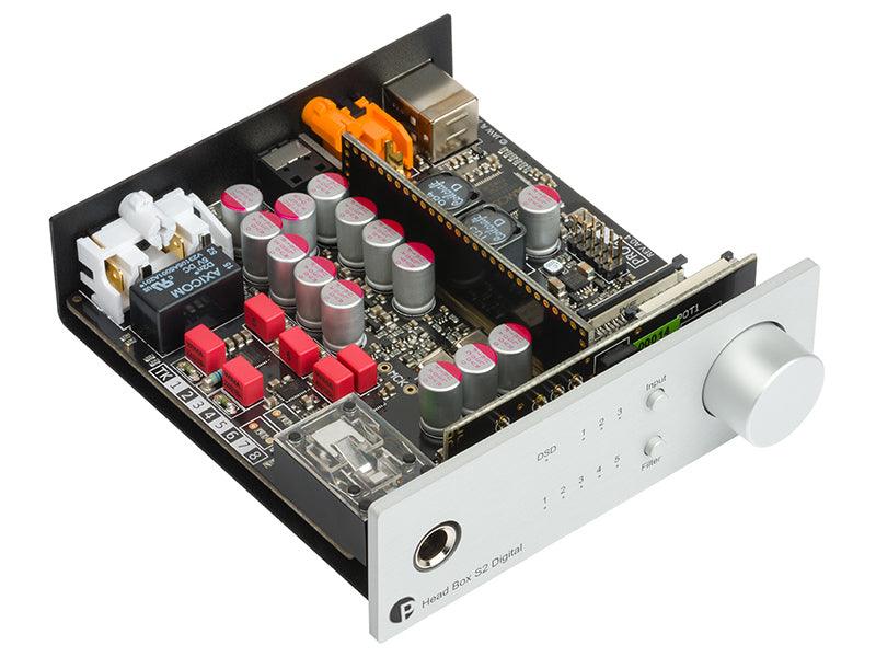 Pro-ject HEAD BOX S2 DIGITAL Amplificatore per cuffie e DAC supporto 32bit/768khz - TechSoundSystem.com