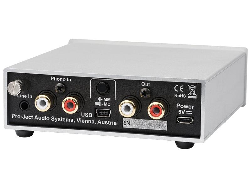 Pro-ject AD BOX S2 PHONO BLACK Convertitore A/D per registrare gli LP su PC/MAC - TechSoundSystem.com