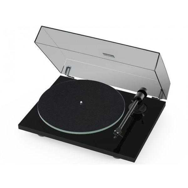 Pro-ject T1 BLUETOOTH NERO giradischi hifi testina Ortofon OM5E stadio Phono MM - TechSoundSystem.com