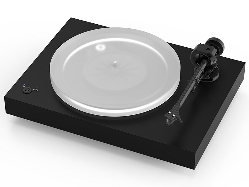 Pro-ject X2 Pick IT 2M SILVER Giradischi HIFI NERO SATINATO compreso di Braccio diritto da 9", trazione a cinghia - TechSoundSystem.com
