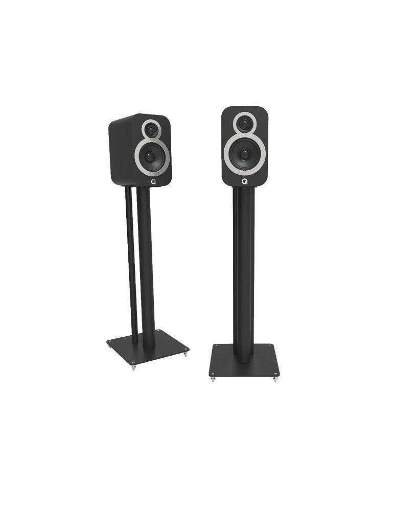 Q Acoustics Q FS50 STANDS BLACK Supporti da pavimento per diffusori da scaffale - TechSoundSystem.com