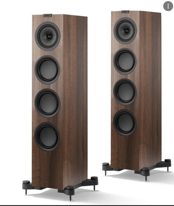 KEF Q550 WALNUT Diffusori da pavimento High End NOCE 130W (COPPIA) - TechSoundSystem.com