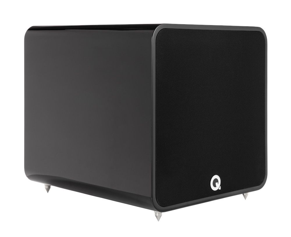 Q Acoustics Q B12 Subwoofer Home cinema Hifi altissime prestazioni 440W da 12"-NERO LUCIDO - TechSoundSystem.com