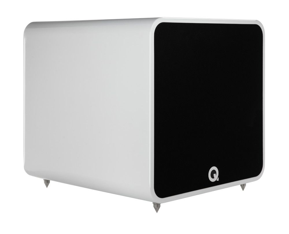Q Acoustics QB 12 BIANCO OPACO Subwoofer Home cinema Hifi altissime prestazioni 440W da 12" - TechSoundSystem.com