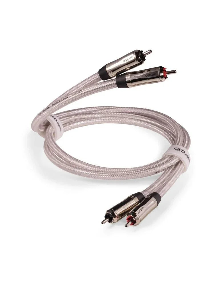 QED SIGNATURE AUDIO 40 Cavo di segnale audio RCA/RCA connettore QED ANALOC ™ placcato rodio
