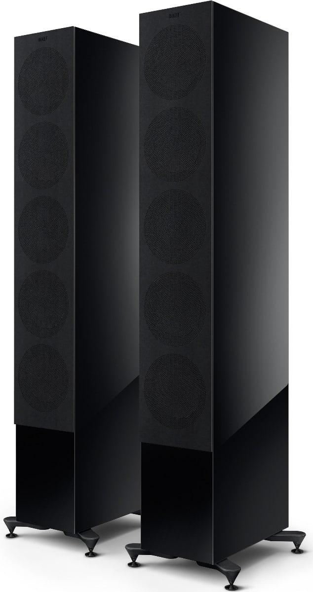 KEF R11 META BLACK Diffusori da pavimento 3 vie bass reflex, UNI-Q tweeter (COPPIA) - TechSoundSystem.com