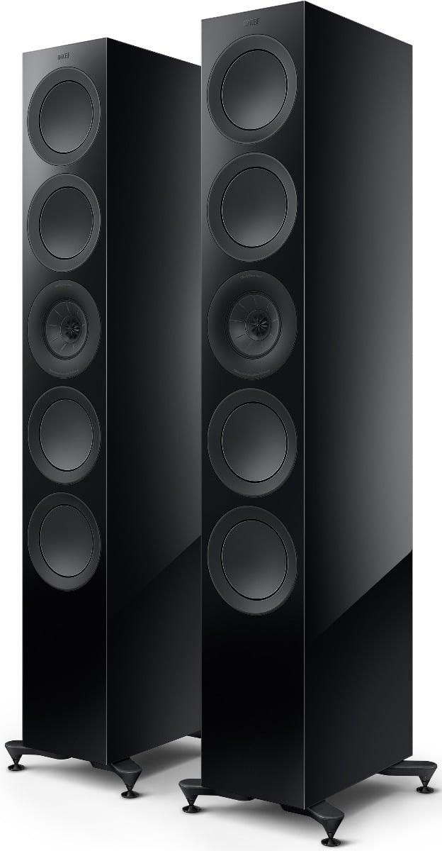 KEF R11 META BLACK Diffusori da pavimento 3 vie bass reflex, UNI-Q tweeter (COPPIA) - TechSoundSystem.com