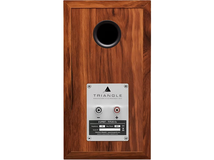 Triangle TITUS EZ Teak (TK) Coppia diffusori da stand 2 vie bass-reflex 60W, 1 Tweeter in titanio