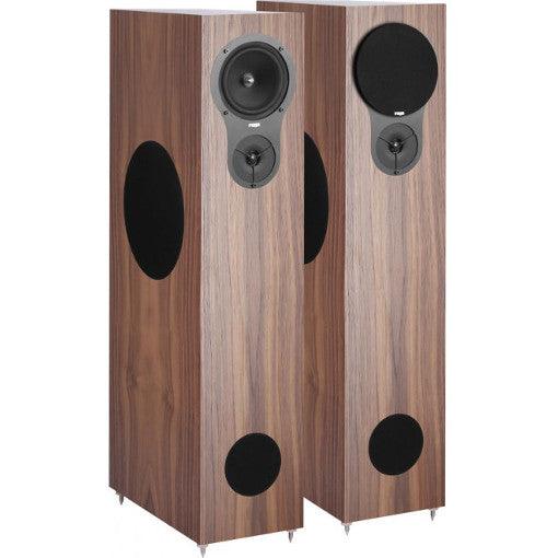 Rega RX5 diffusori da pavimento Noce COPPIA a 2,5 vie reflex frontale bass driver laterale - TechSoundSystem.com