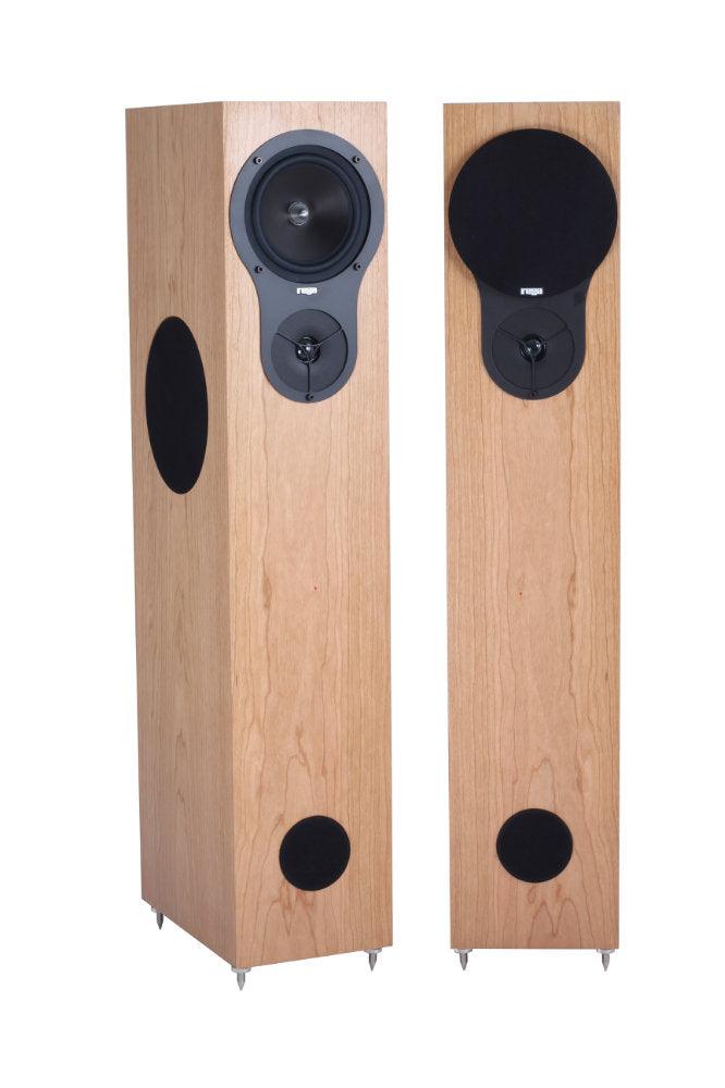 Rega RX3 diffusori da pavimento Noce COPPIA a 2,5 vie reflex frontale bass driver laterale - TechSoundSystem.com