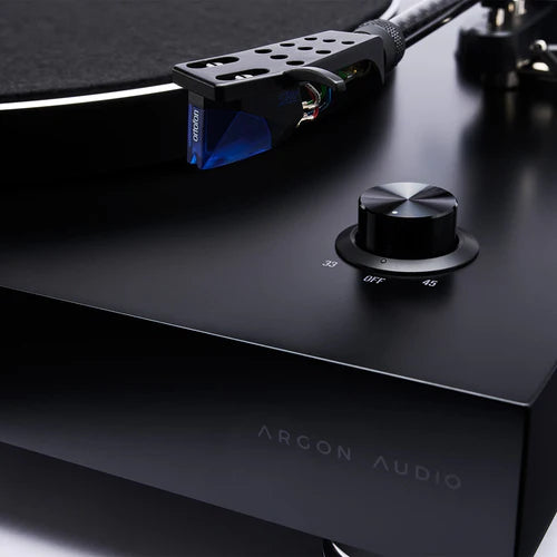 Argon Audio TT-4 MK2 giradischi manuale con testina Ortofon 2M Blue e preamplificatore RIAA integrato 33/45 giri