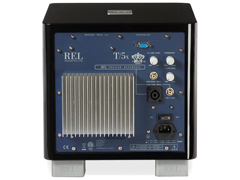 REL Acoustics T/5x Subwoofer amplificato classe A/B predisposto wireless. Woofer da 20cm da 125W - TechSoundSystem.com