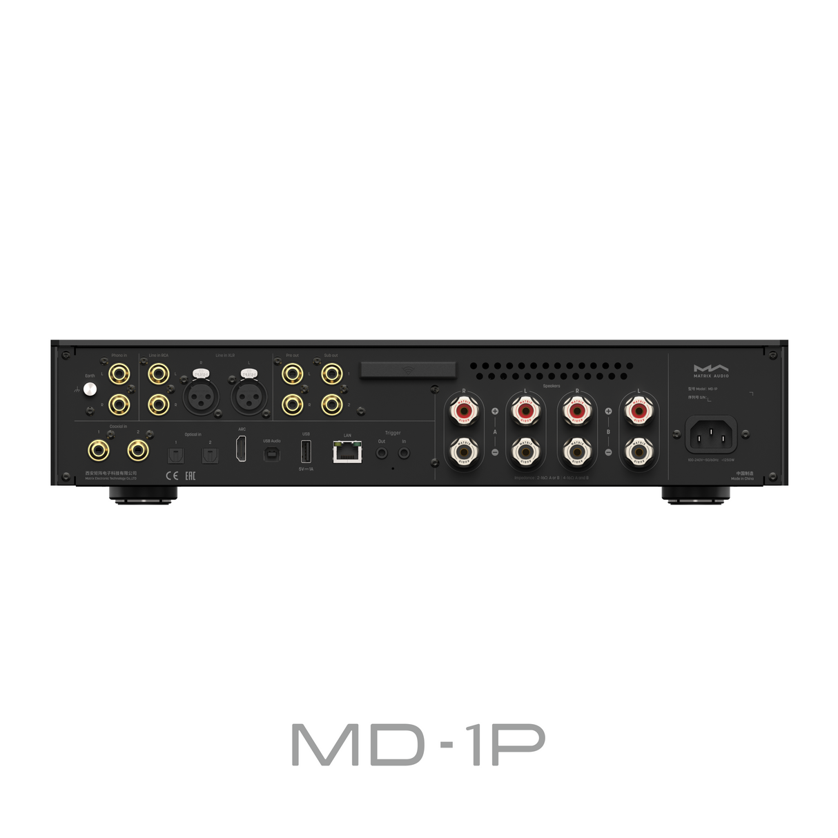 Matrix Audio MD-1P amplificatore integrato con streamer 8 Ohm 300W