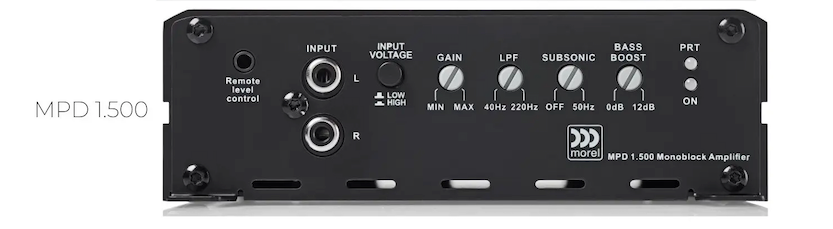 Morel MPD 1.500 amplificatore monocanale Classe D per subwoofer