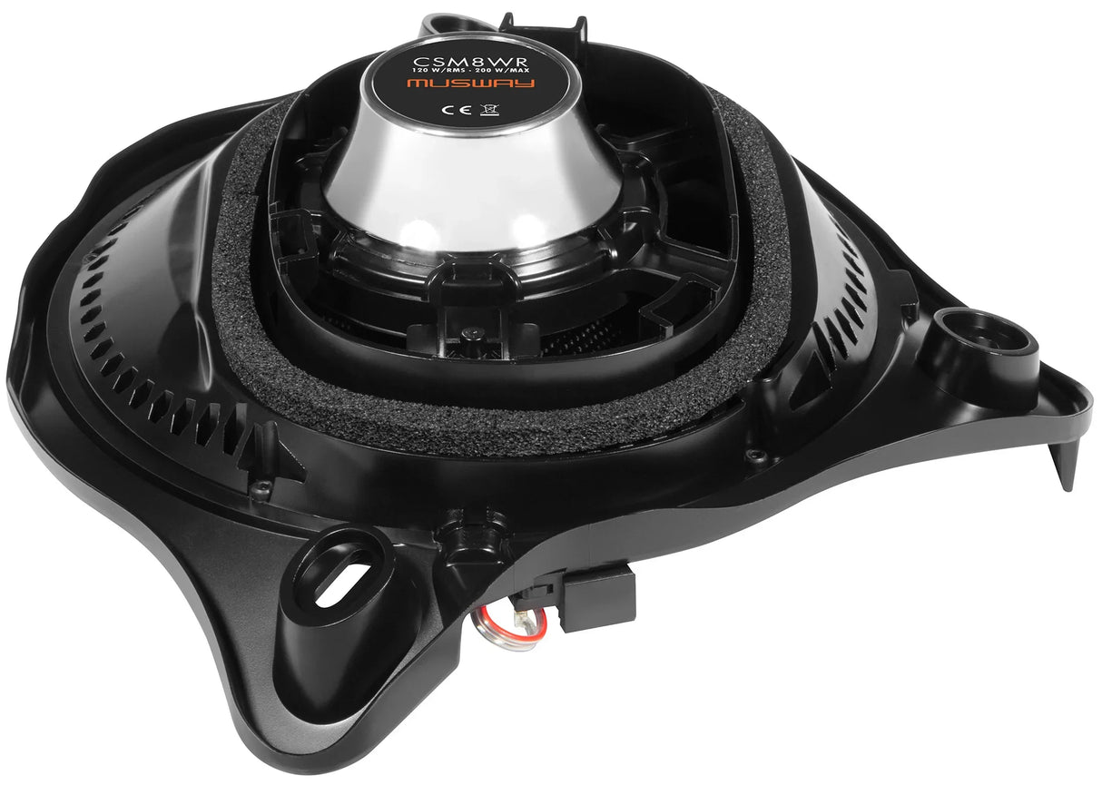 Musway CSM8WR subwoofer vano piedi destro 2 Ohm da 8" e 200W per Mercedes classe C/GLC/E