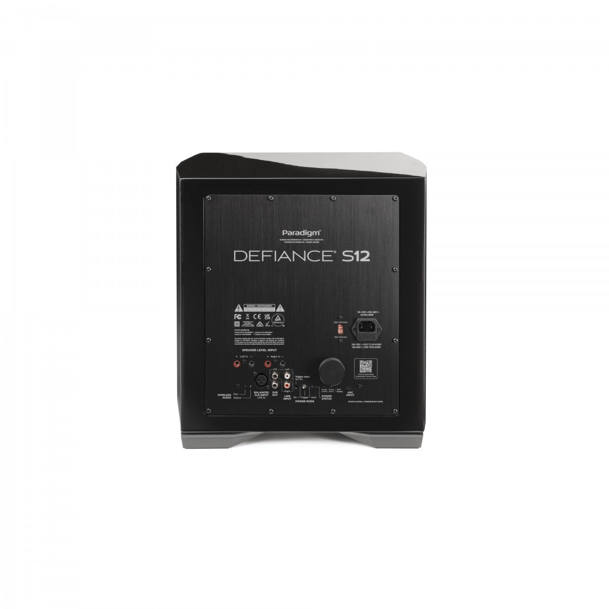 Paradigm DEFIANCE S12 subwoofer attivo wireless in sospensione pneumatica 305mm 1600W
