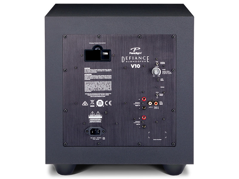 Paradigm DEFIANCE V10 subwoofer attivo bass reflex 254mm 250W