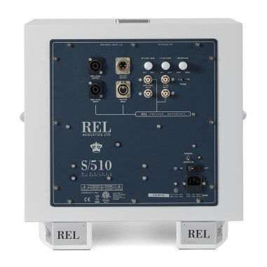 REL Acoustics S/510 subwoofer attivo 250mm 500W bianco