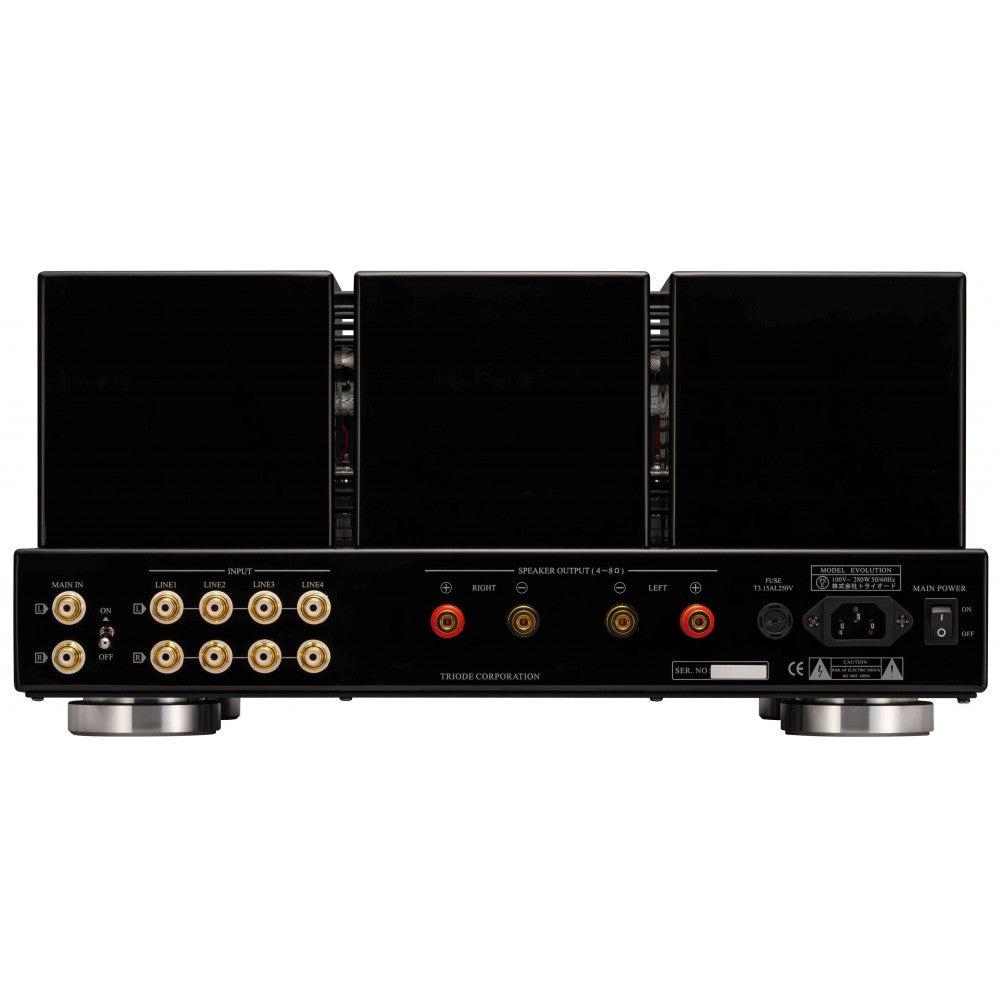Triode EVOLUTION amplificatore integrato stereo push-pull a valvole in classe AB