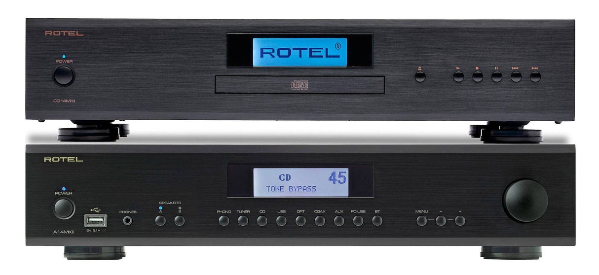 Rotel A-14 MKII + CD-14 MKII amplificatore integrato 80+80W + Lettore CD Hi-fi