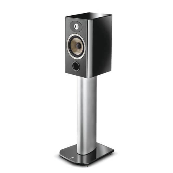 FOCAL ARIA STAND per N1 coppia stand per diffusori ARIA N1, silver con base nera (COPPIA) - TechSoundSystem.com